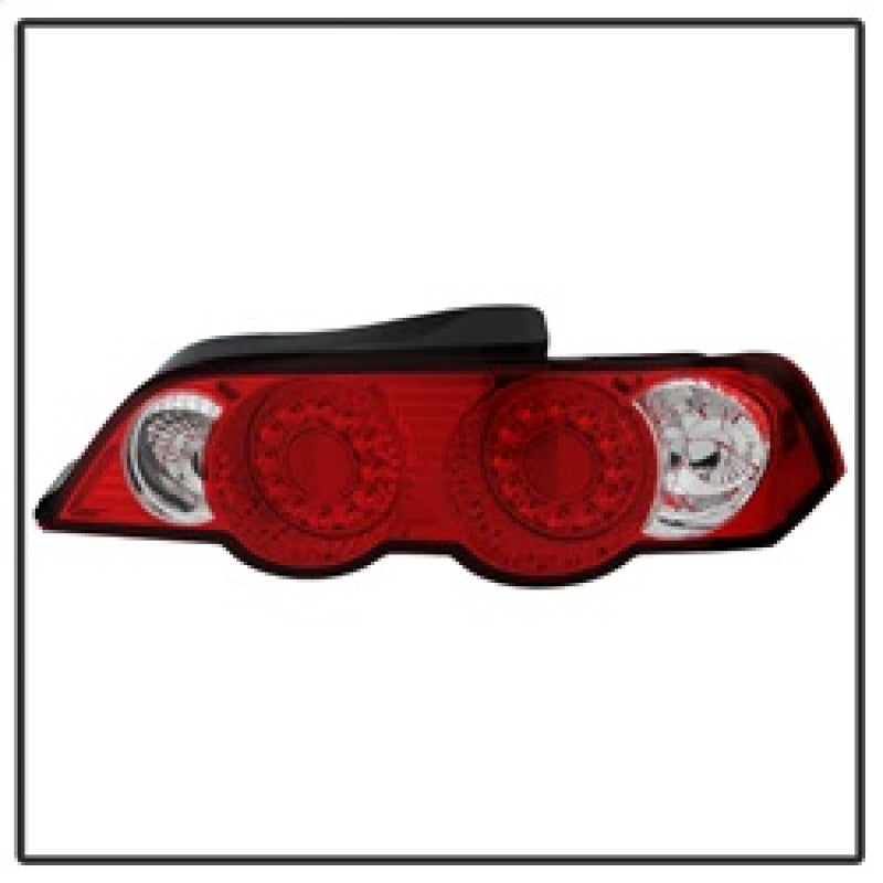 Spyder 5000385 fits Acura 02-04 RSX LED Tail Lights Red Clear ALT-YD-ARSX02-LED