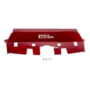 Wehrli WCF100539-RED 10-12 Cummins Fabricated Aluminum Radiator Cover - WCFab Re