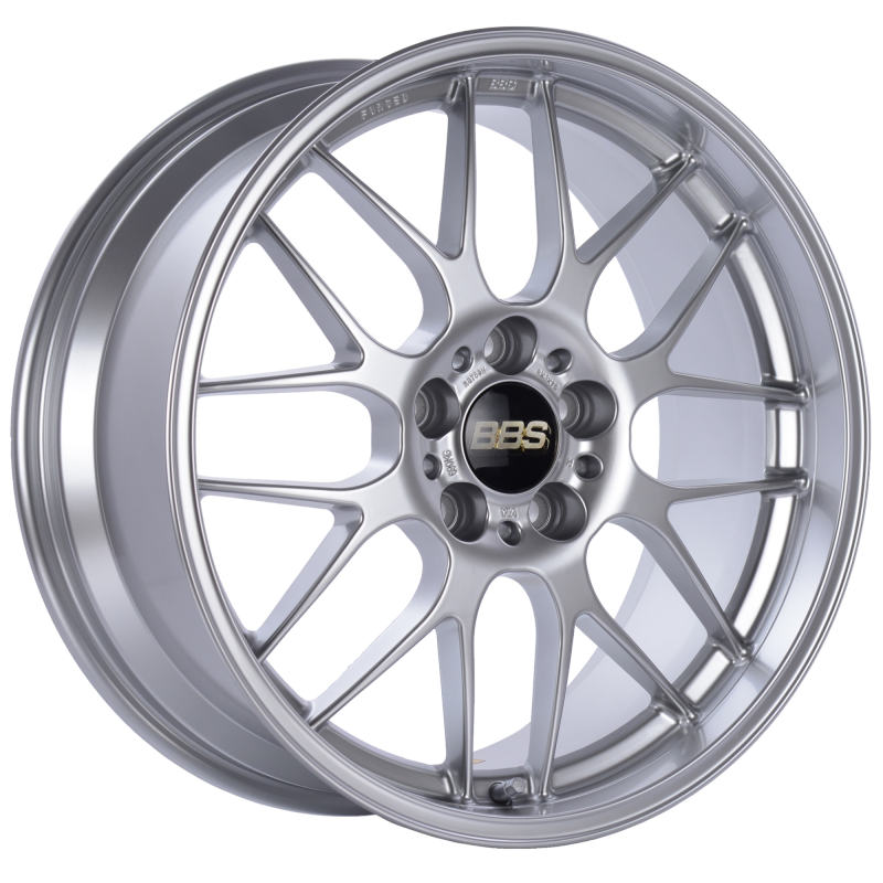 BBS RG707HDSK RG-R 18x8.5 5x120 ET22 Diamond Silver Wheel -82mm PFS/Clip Required