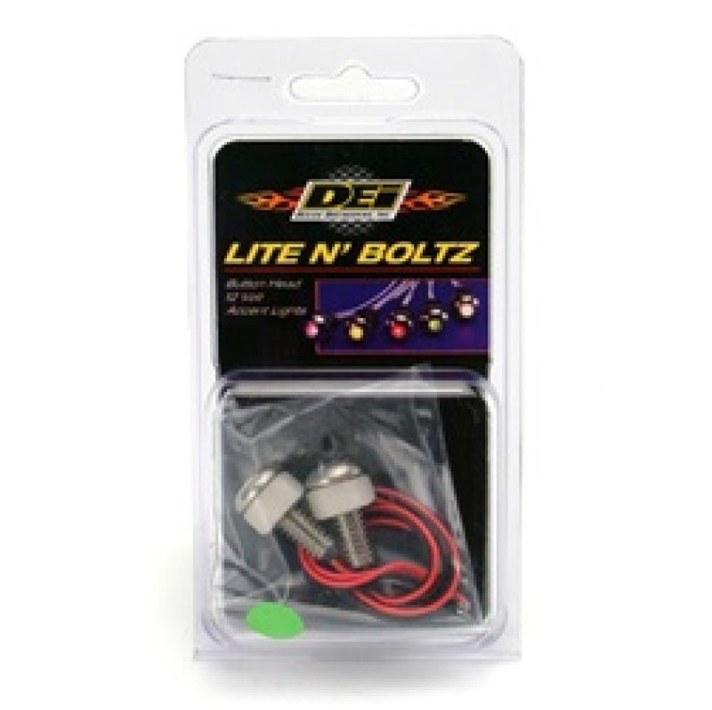 DEI  30306 LED Lighted Button Head Bolts Universal Accent Lighting - 2-pack - Gr