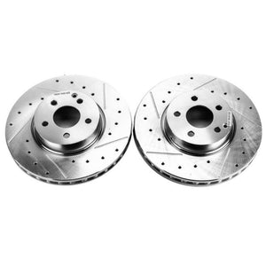 PowerStop fits Audi 17-19 A4 Front Evolution Drilled & Slotted Rotors - Pair