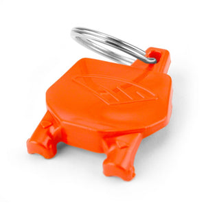 Cycra 1CYC-0002-22 Key Ring with Number Plate - Orange
