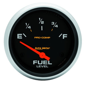 AutoMeter 5417 Autometer Pro-Comp 240E/33F Short Sweep Electronic Fuel Level Gauge