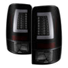 Spyder 5084156 fits GMC 00-06 Yukon/Yukon XL V2 Light Bar LED Tail Lights - Blk