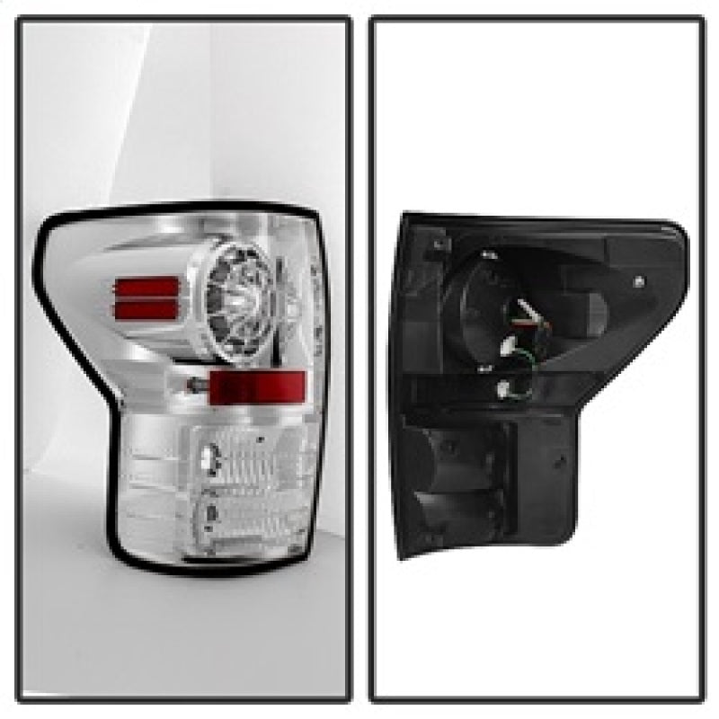 Spyder 5029591 fits Toyota 07-13 Tundra LED Tail lights Chrome ALT-YD-TTU07-LED