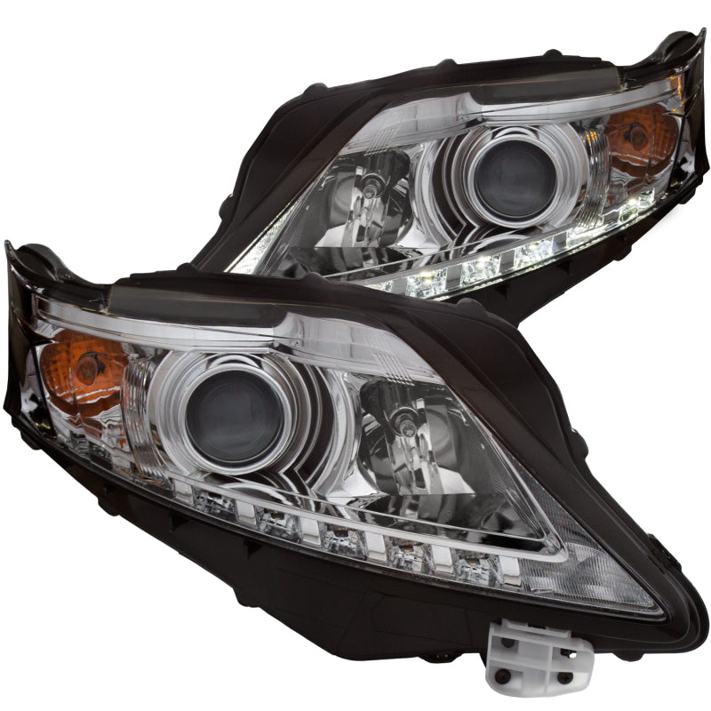 ANZO 111323 2012 fits Lexus 10-20 Rx350 Projector Headlights w/ U-Bar Chrome