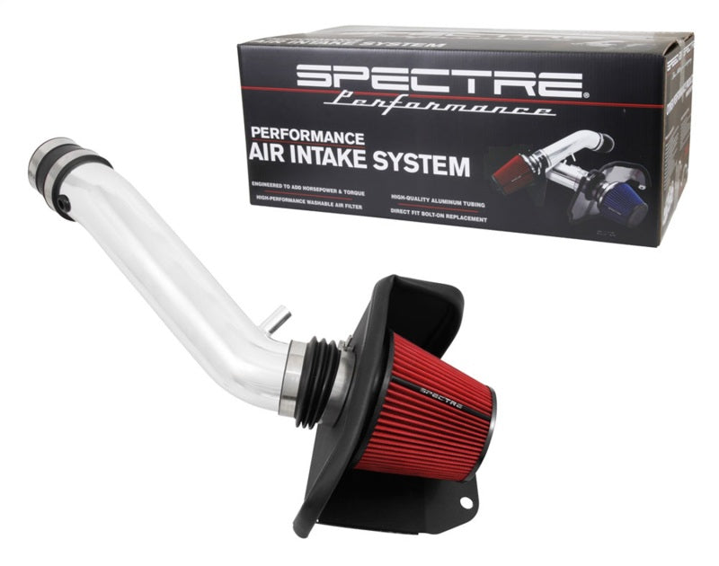 Spectre 9071 16-18 fits Jeep Grand Cherokee V6-3.6L F/I Air Intake Kit - Polished w/Red Filter