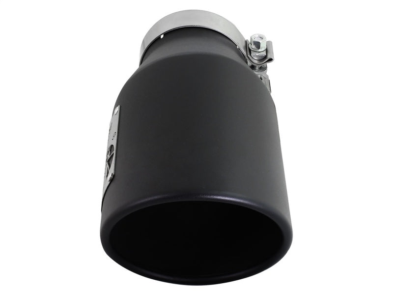 AFE 49T40601-B12 Diesel Exhaust Tip Bolt On Black 4in Inlex x 6in Outlet x 12in