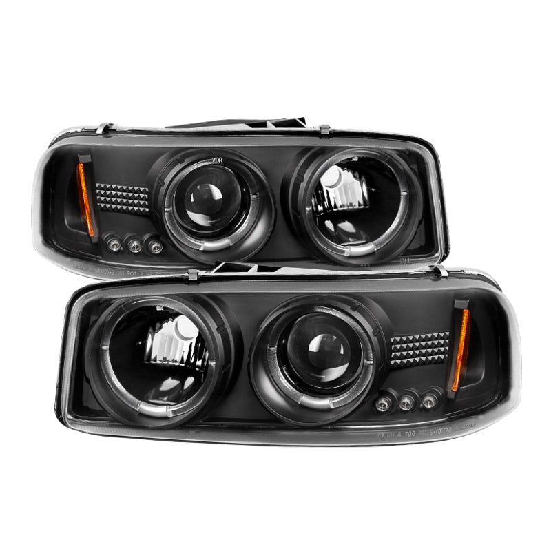 Spyder 5009357 fits GMC 99-06 Sierra 1500/2500/3500 Projector Headlights LED Ha