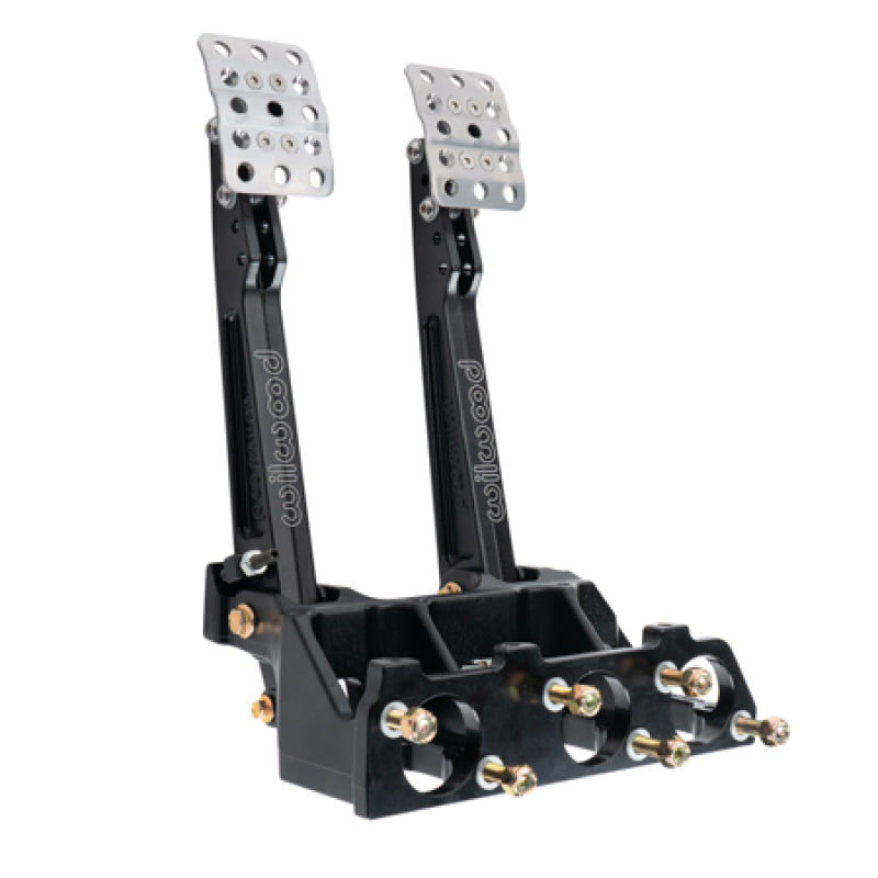 Wilwood 340-17804 Reverse Swing Triple Master Cylinder Pedal w/Tru-Bar
