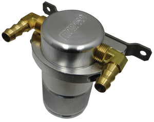 Moroso 85496 Universal Air/Oil Separator Catch Can - Small Body w/o Drain - Bill