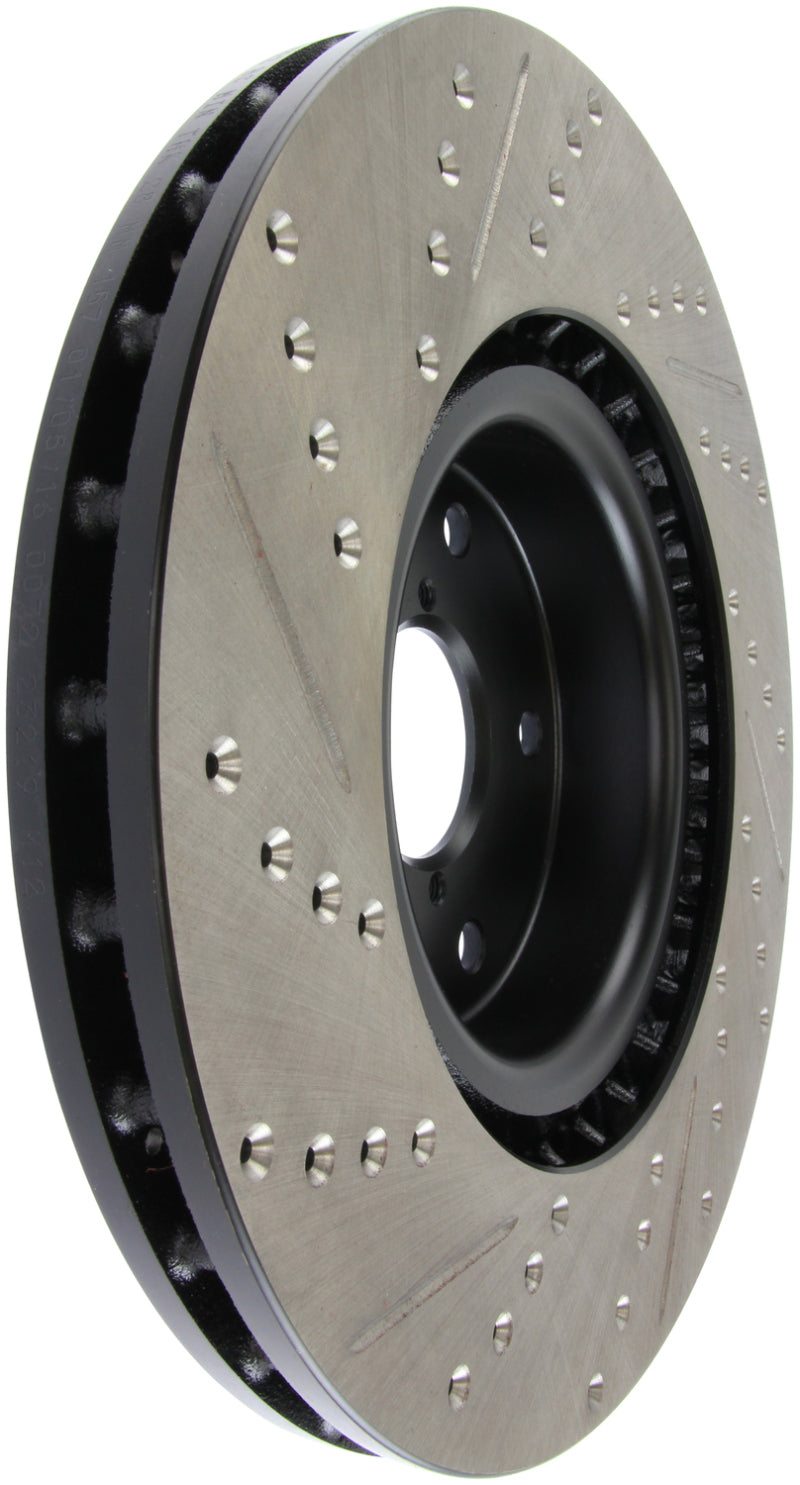 Stoptech 127.47022L 05-10 fits Subaru Impreza WRX/STi Slotted & Drilled Left Front Rotor