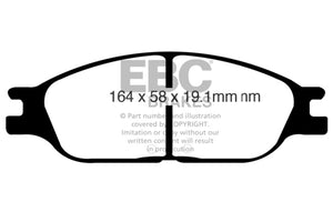 EBC UD803 99-00 fits Ford Windstar 3.0 Ultimax2 Front Brake Pads