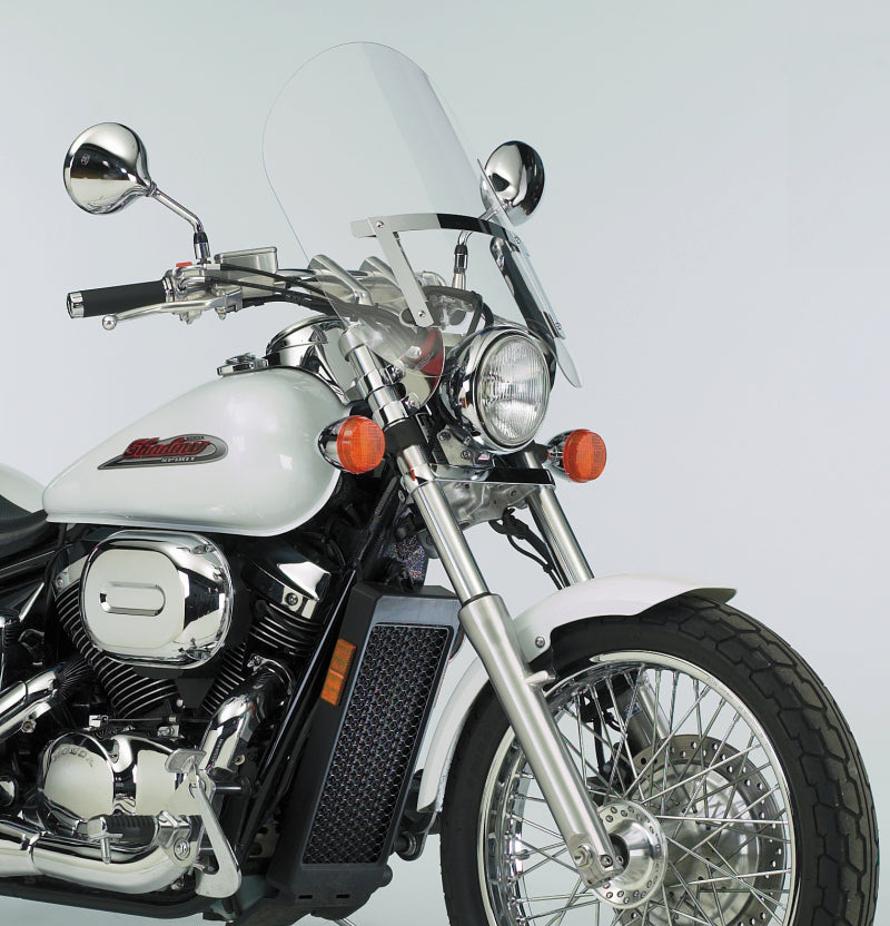 National Cycle NC125A Harley XL/FXR/D/17-25 Hon/07-24 Kaw Dakota 3 w/Low Turn Signals Windshield-Clr