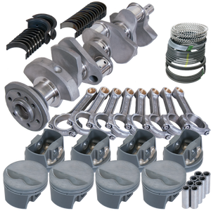 Eagle 62001000 fits Chevy 350 3.480in Crank 5.700in I-Beam Rods -5cc Flat Top 4.000in Pistons Rotating Assembly