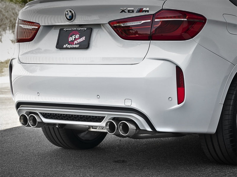 AFE 49-36342-P orce-Xp 3.5in. 304 SS C/B Exhaust w/o Muffler 15-18 fits BMW X5