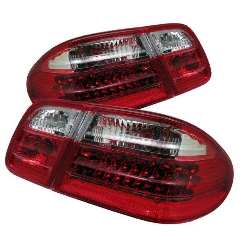 5020642 Xtune fits Mercedes Benz W210 E-Class LED Tail Lights Red Clear ALT-CL