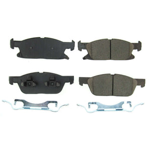 PowerStop 17 fits Ford Edge Front Z17 Evolution Ceramic Brake Pads w/Hardware