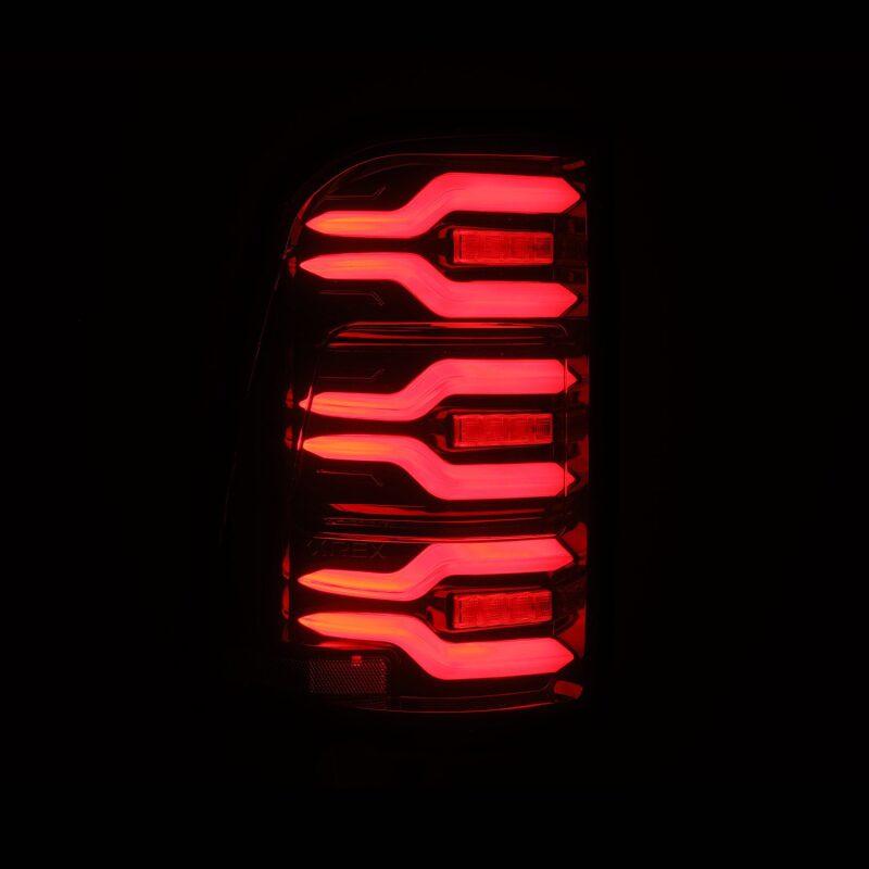 AlphaRex 640050 19-21 fits Dodge Ram 1500 Luxx-Series LED Tail Lights Black/R