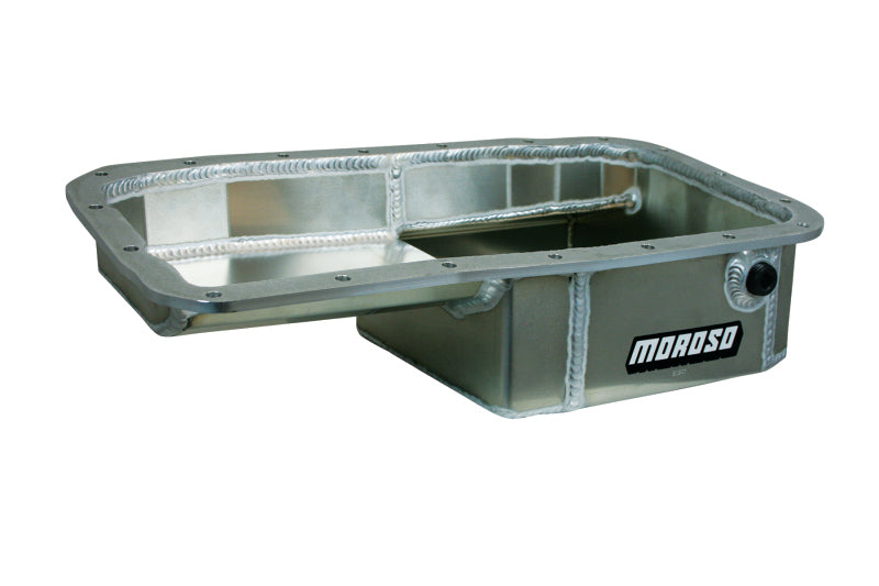 Moroso 20901 fits Acura/Honda 1.6L B16A3 Kicked Out Drag Race Baffled 5qt 5-5/8in Aluminum Oil Pan