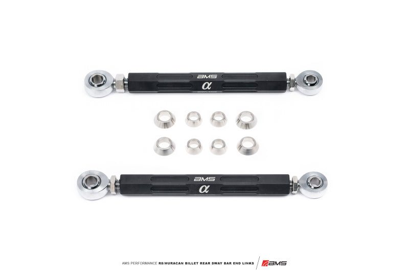 AMS ALP.37.11.0011-1 2017+ fits Audi R8 / 2015+ fits Lamborghini Huracan Billet Rear Sway Bar End Links