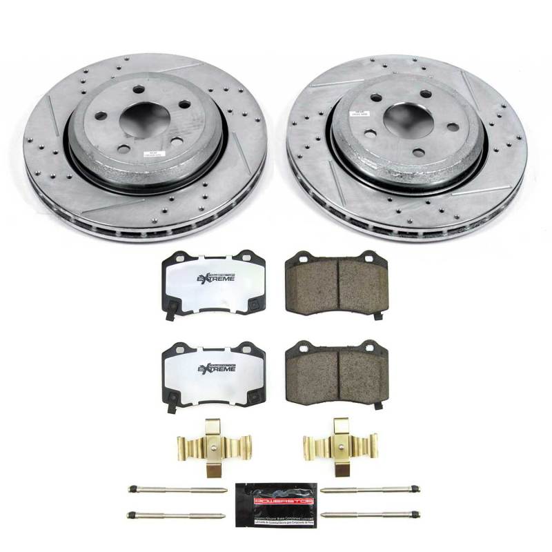 PowerStop K8758-26 18-21 fits Jeep Grand Cherokee Rear Z26 Street Brake Kit
