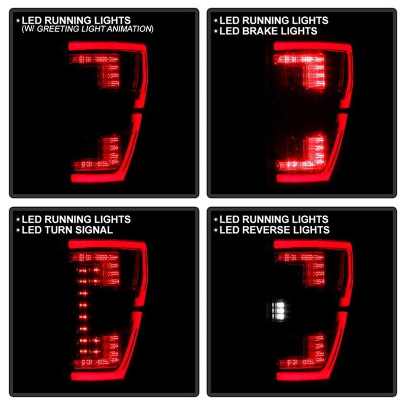 Spyder 5088789 21-23 fits Ford F150 (Halogen w/ Blind Spot) Full LED Tail Light