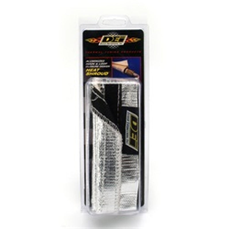 DEI  10405 Heat Shroud 1in I.D. x 3ft - Aluminized Sleeving - Hook and Loop Edge