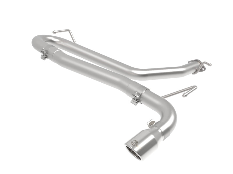 AFE 49-37017NM-P  2.5in 304 SS Axle-Back Exhaust w/o Muffler w/Polish Tip 18-22