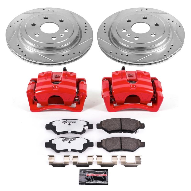 PowerStop fits Cadillac 12-16 SRX Rear Z26 Street Warrior Brake Kit w/Calipers