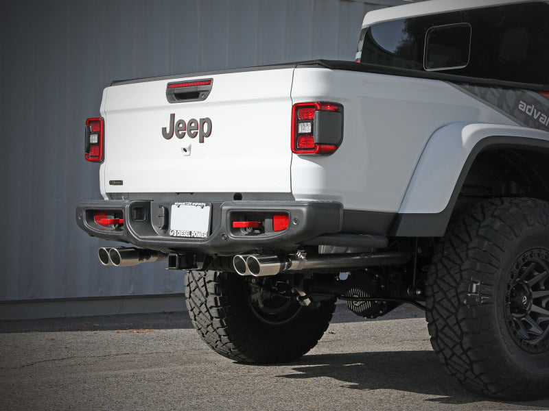 AFE 49-38095-P  Series 3in 304SS Cat-Back 21 fits Jeep Gladiator V6-3.0L (td) -