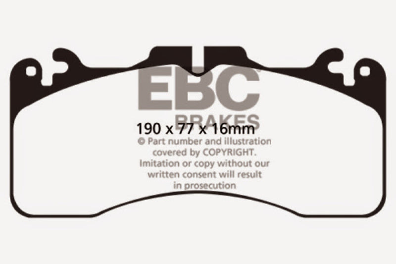 EBC DP21867 09+ fits Lexus LS460 4.6 Sport Greenstuff Front Brake Pads