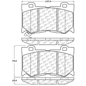 Stoptech 308.1346 Street Touring 09-13 Infiniti FX35/FX37/FX45/FX50/08-13 G37 Front Brake Pads