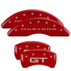 MGP 10269S2MGRD 2024+ fits Ford Mustang GT 4 Caliper Covers Front & Rear - Red F
