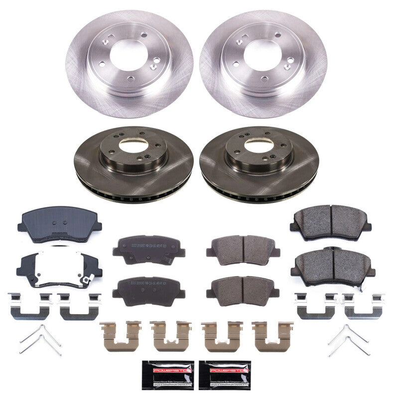Power Stop KOE9247 2023 fits Kia Niro Front and Rear Autospecialty Brake Kit