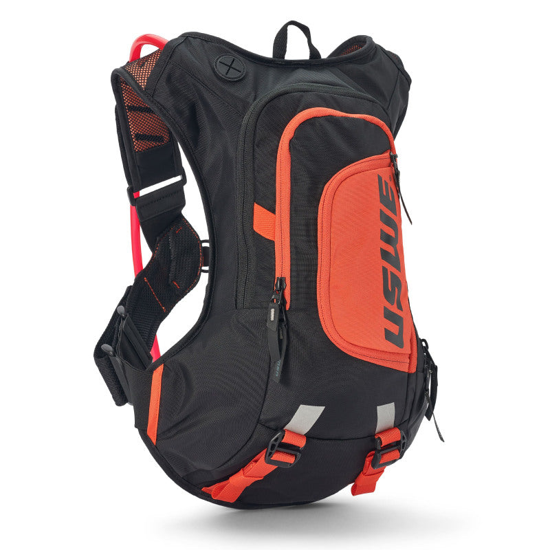 USWE 2083438 Moto Hydro Hydration Pack 8L - Black/Factory Orange