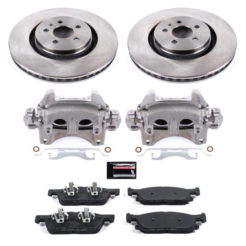 Power Stop KCOE7143 19-21 Lincoln Nautilus Front Autospecialty Kit w/Cals
