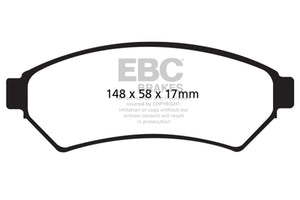 EBC UD1075 05-09 Buick Allure (Canada) 3.6 Ultimax2 Front Brake Pads