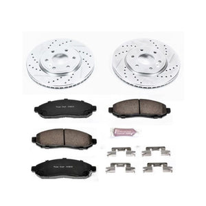 PowerStop K4611 fits Nissan 05-18 Frontier Front Z23 Evolution Sport Brake Kit