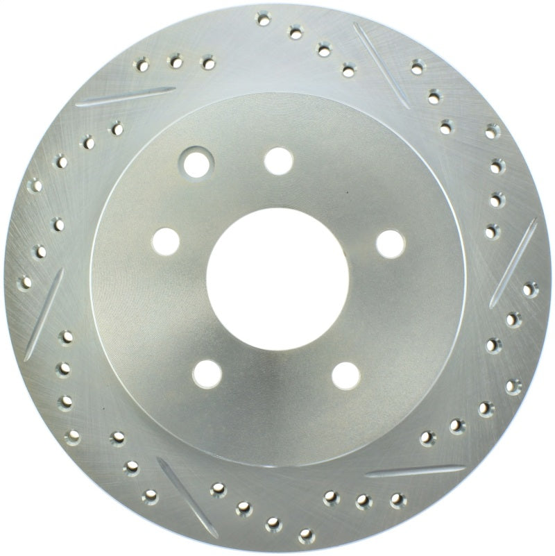 Stoptech 227.42077L Select Sport fits Nissan Slotted and Drilled Left Rear Rotor