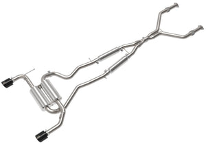 AFE 49-36136-B fits Infiniti Q50 V6 3.7L Takeda 2.5in 305 SS Cat Back Exhaust S