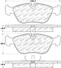 Stoptech 305.0618 Street Select Brake Pads - Rear