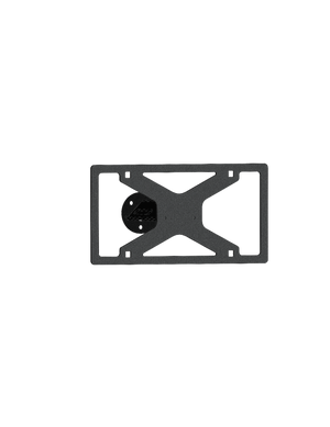 Road Armor 07-18 Jeep Wrangler JK Stealth Rear Tire Carrier License Plate Mount - Tex Blk