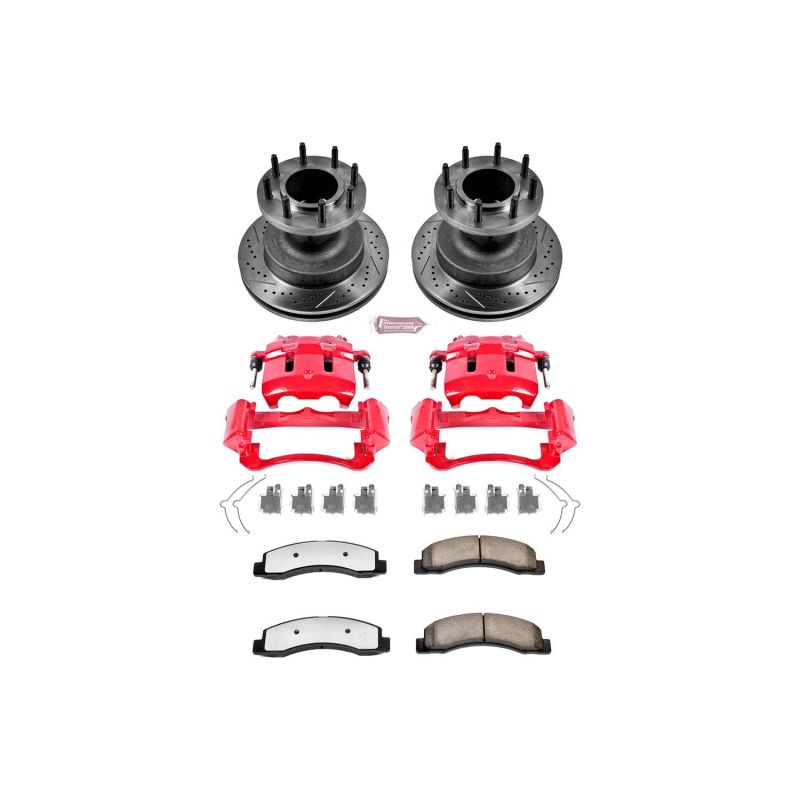 Power Stop KC2907 36 fits Ford F-350 Super Duty Front Z36 Truck & Tow Kit w/Cals
