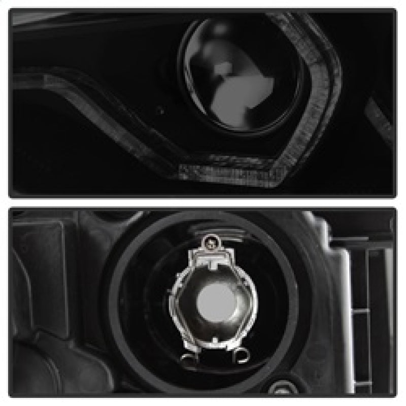 Spyder 5085047 fits BMW 12-14 F30 3 Series 4DR Projector Headlights - LED DRL -