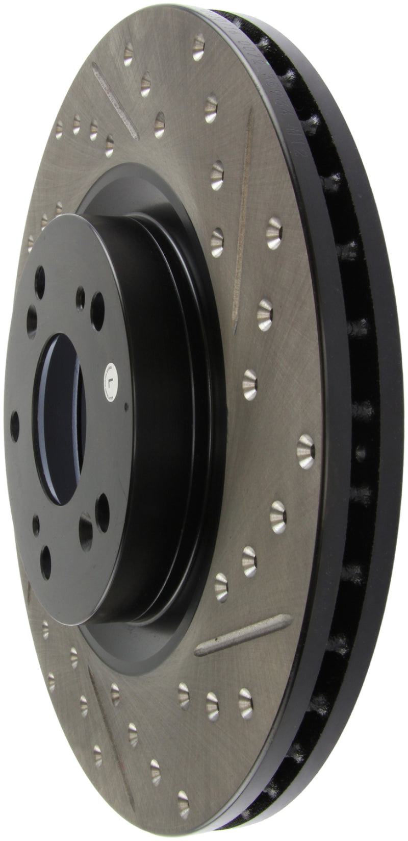 Stoptech 127.40057L 02-06 fits Acura RSX Type S / 06-09 Honda Civic Si Slotted & Drilled Left Front Rotor