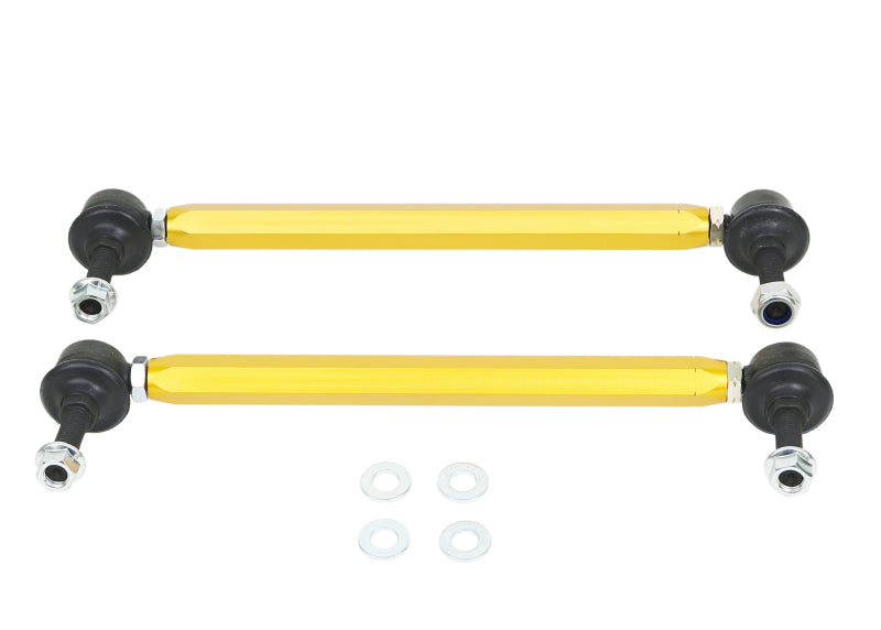 Whiteline KLC140-275 Universal Swaybar Link Kit 270mm-295mm Heavy Duty Adjustable 10mm Ball/Ball Style