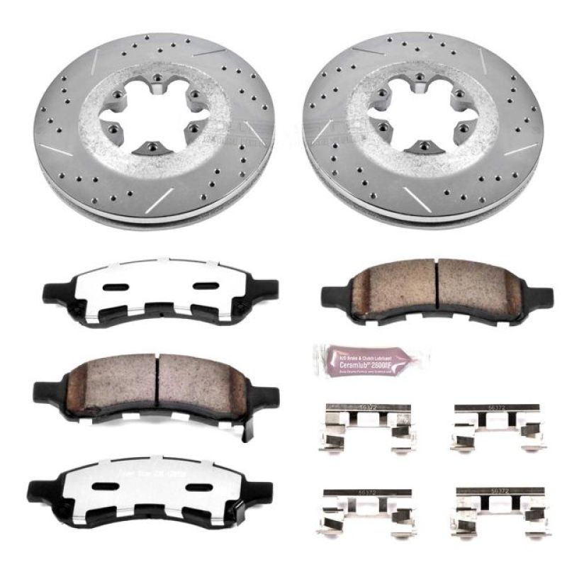 PowerStop K5405-36 09-12 fits Chevrolet Colorado Front Z36 Truck & Tow Brake Kit