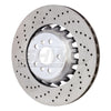 SHW Performance BRL43507 SHW 2020 fits BMW X5 M 4.4L Left Rear Cross-Drilled Lightweight Brake Rotor (34208074285)