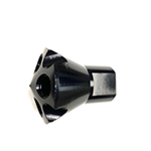 Fragola 900620-BL Nitrous Showerhead 3/8 FPT x 1/4 FPT Outlets (4) Black